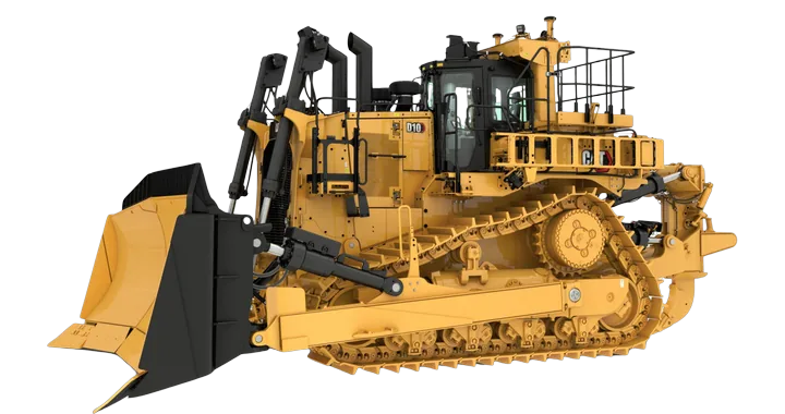 Bulldozer Caterpillar D10 sobre orugas
